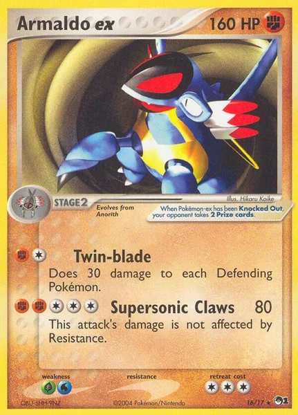 Armaldo EX card image