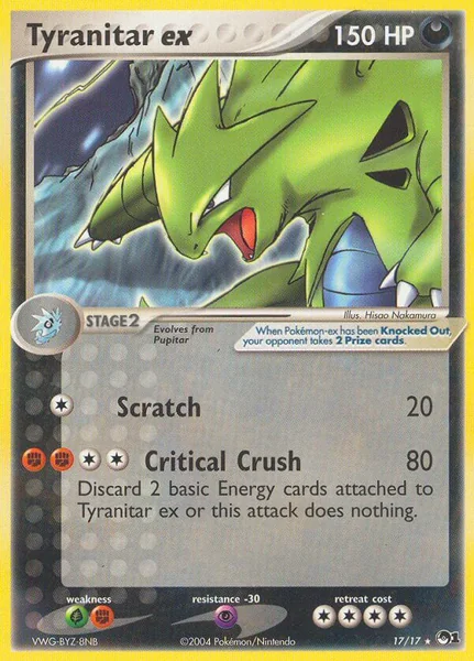 Tyranitar EX card image
