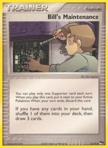 Bill's Maintenance card image