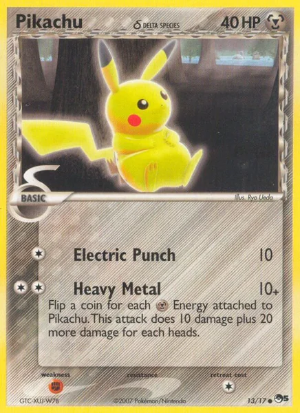 Pikachu card image
