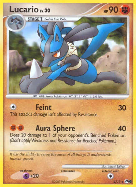 Lucario card image