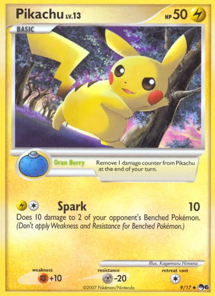 Pikachu card image