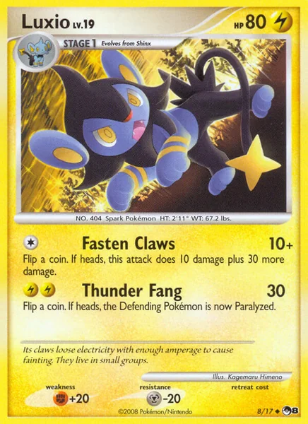 Luxio card image