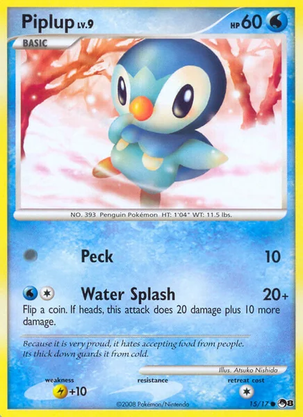 Piplup card image