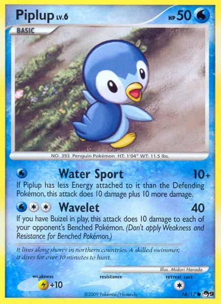 Piplup card image