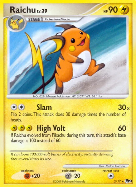 Raichu card image
