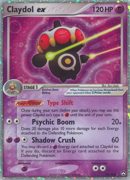Claydol EX card image