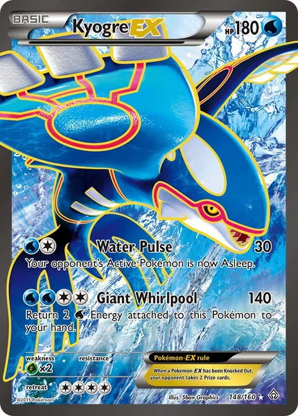 Kyogre EX card image