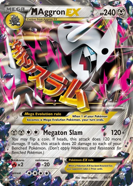M Aggron EX card image