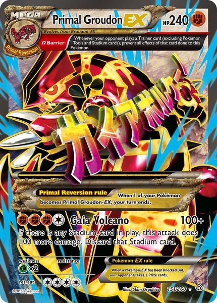 Primal Groudon EX card image