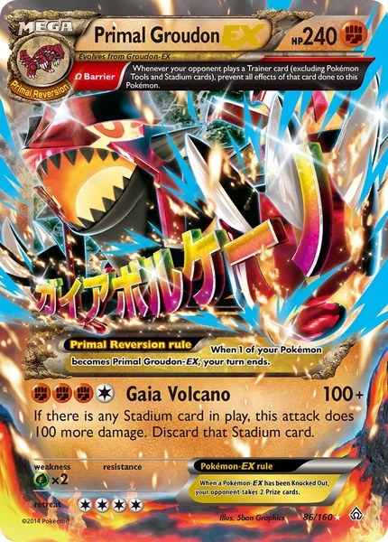 Primal Groudon EX card image