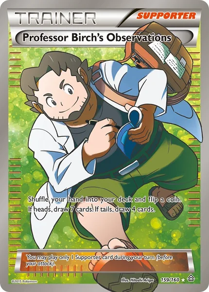 Professor Birch's Observations card image