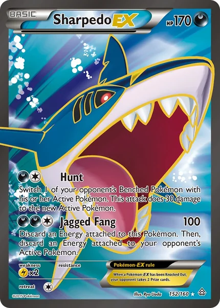 Sharpedo EX card image