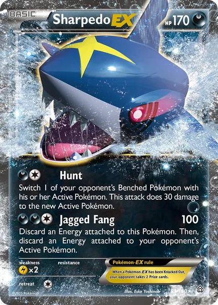 Sharpedo EX card image