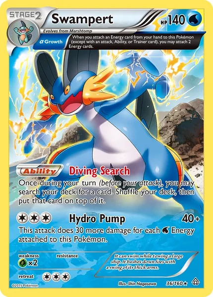 Swampert card image