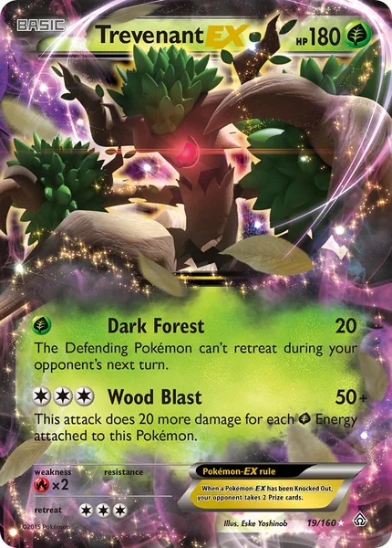 Trevenant EX card image