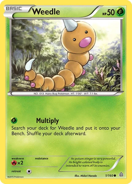 Weedle card image