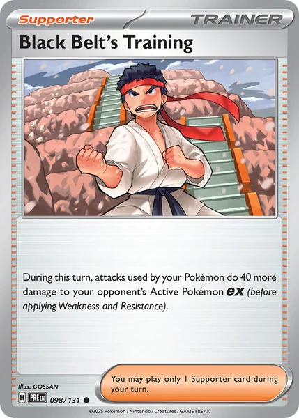 Black Belt's Training card image