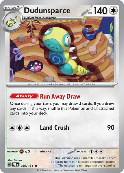Dudunsparce card image