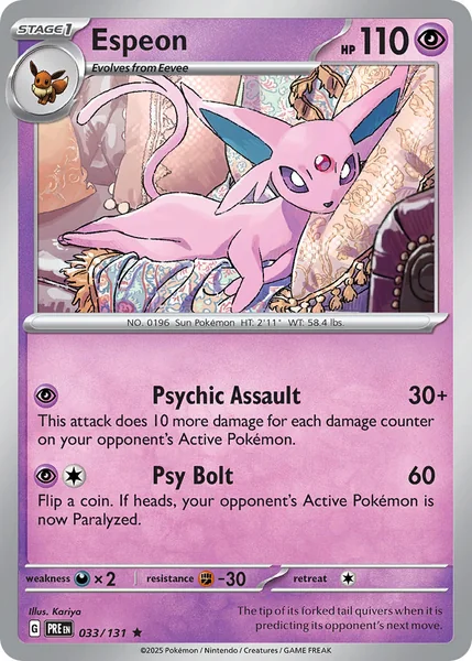 Espeon card image