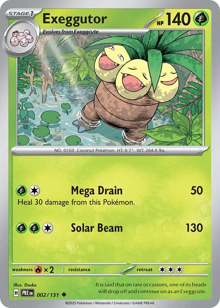 Exeggutor card image