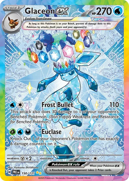 Glaceon ex card image