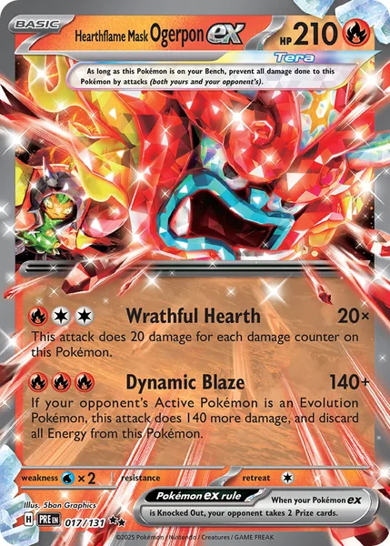 Hearthflame Mask Ogerpon ex card image