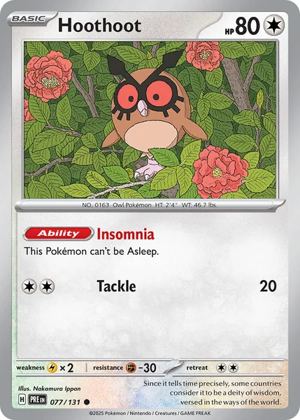 Hoothoot card image