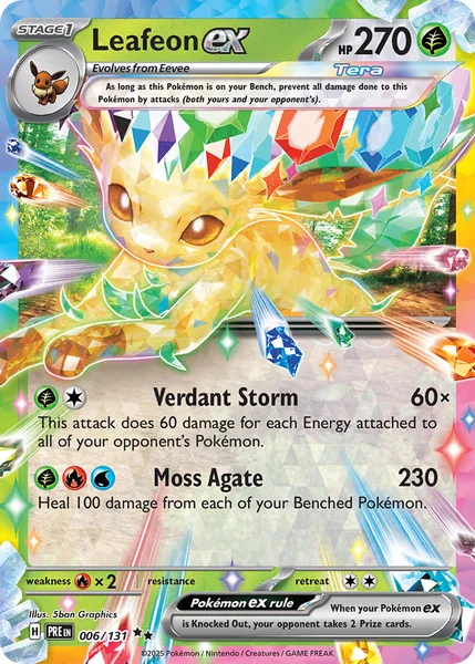Leafeon ex card image