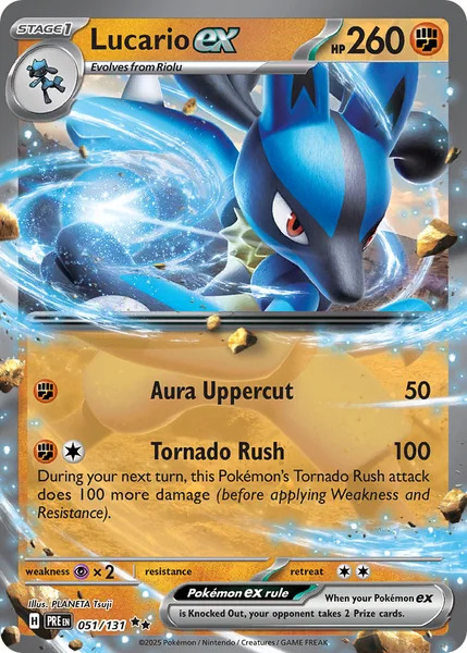 Lucario ex card image
