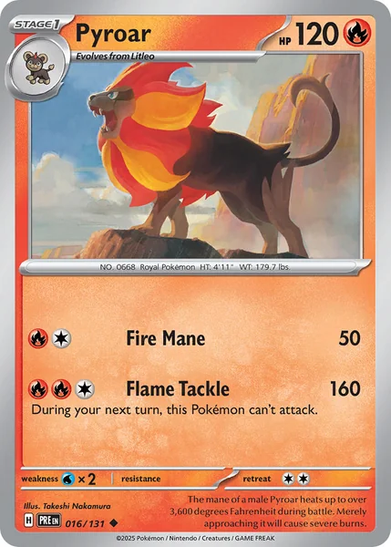 Pyroar card image