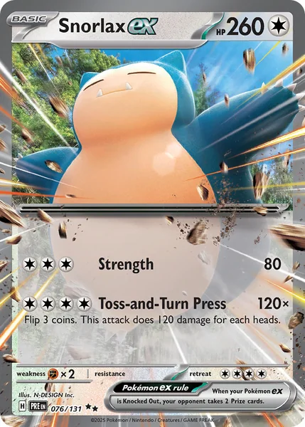 Snorlax ex card image