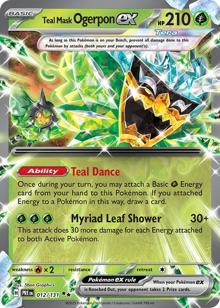 Teal Mask Ogerpon ex card image