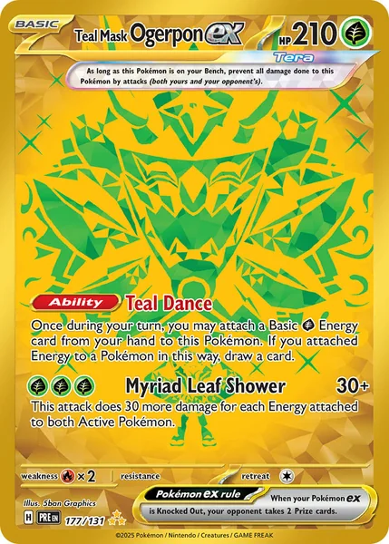 Teal Mask Ogerpon ex card image