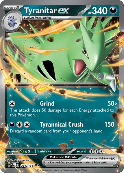Tyranitar ex card image