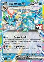 Vaporeon Ex card image