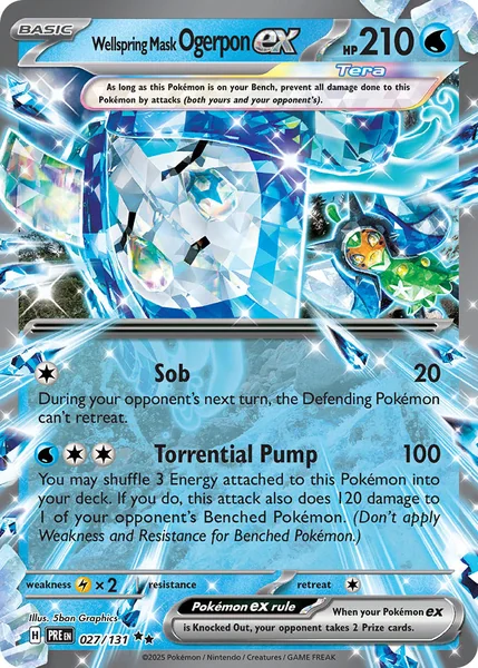 Wellspring Mask Ogerpon ex card image