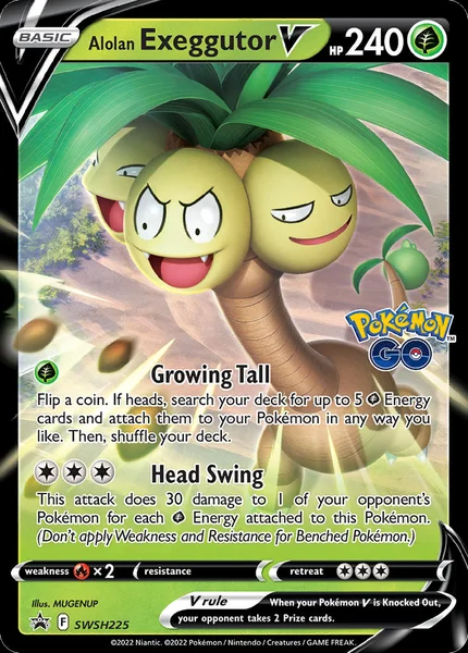 Alolan Exeggutor V card image