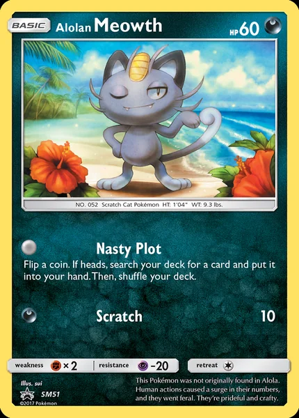 Alolan Meowth card image