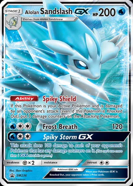 Alolan Sandslash GX card image