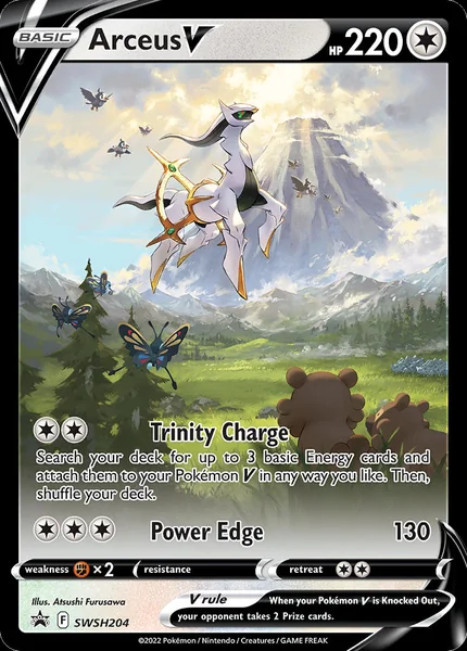 Arceus V card image