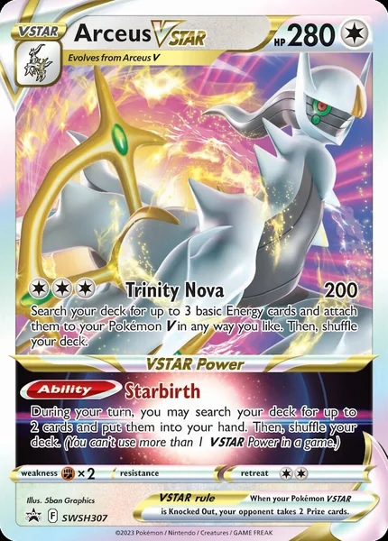Arceus VStar card image