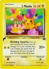 Birthday Pikachu card image