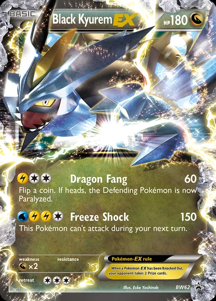 Black Kyurem EX card image