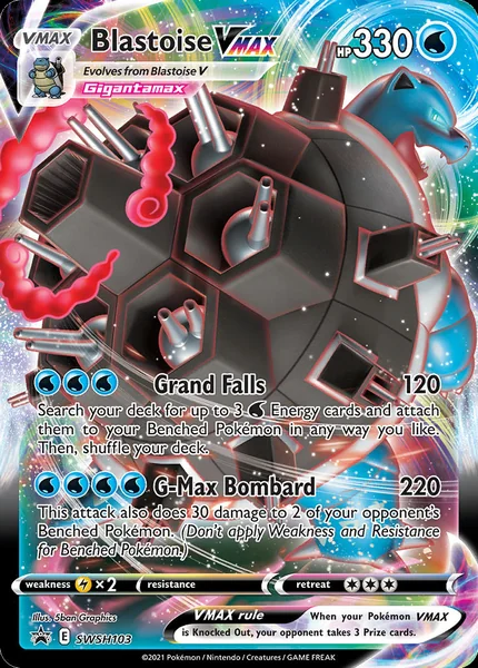 Blastoise VMAX card image