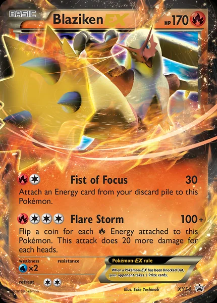 Blaziken EX card image