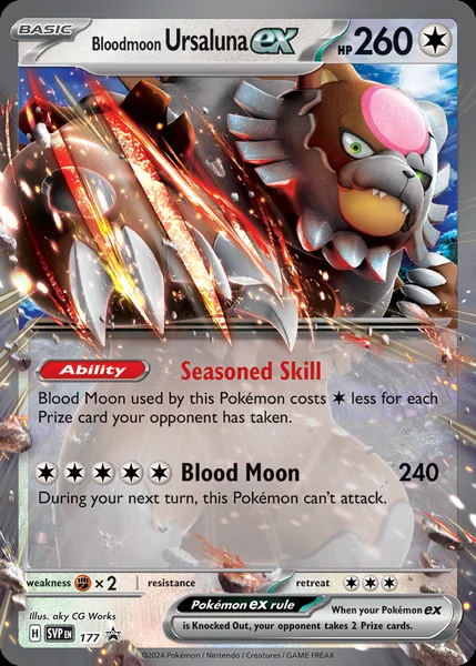 Bloodmoon Ursaluna Ex card image