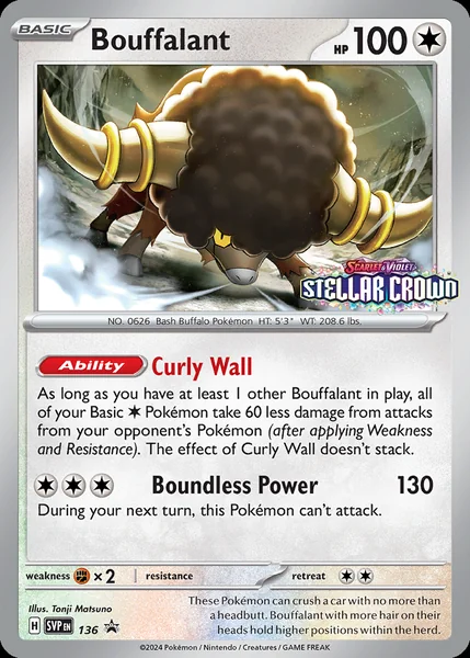 Bouffalant card image