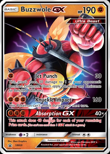 Buzzwole GX card image