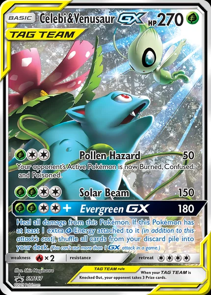 Celebi & Venusaur GX card image